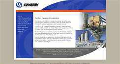 Desktop Screenshot of conservequipment.com