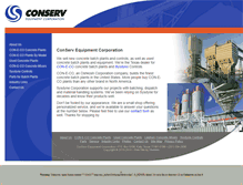 Tablet Screenshot of conservequipment.com